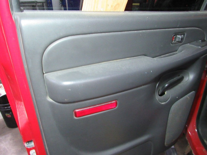 04-06 Silverado Crew Cab Left LH Driver Side Rear Door Trim Panel Dark