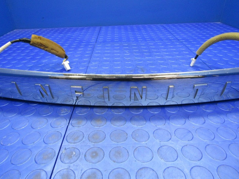 11-17 Infiniti QX56 QX80 Rear Liftgate Hatch Garnish Trim Camera Chrom