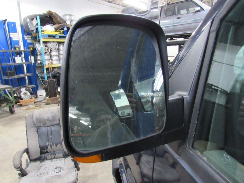 03-07 Express Savana Left LH Driver Side Power Door Mirror Black DE7 A