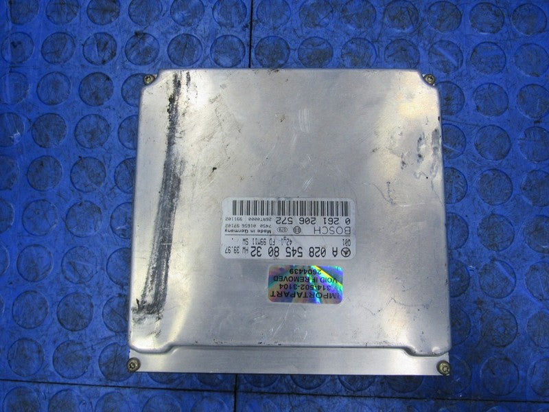 00 Mercedes C230 W202 ECU ECM PCM Engine Control Unit Computer 0285458
