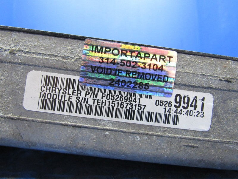 96 Dodge Neon 2.0L AT ECU ECM PCM Engine Computer Control 05269941 941