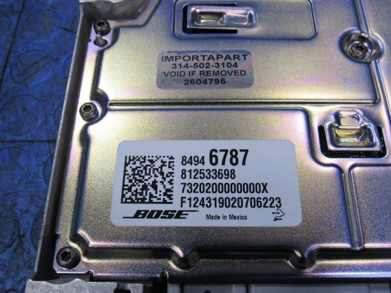 14-20 Chevrolet Impala Bose Audio Radio Stereo Amplifier Amp OEM 84946