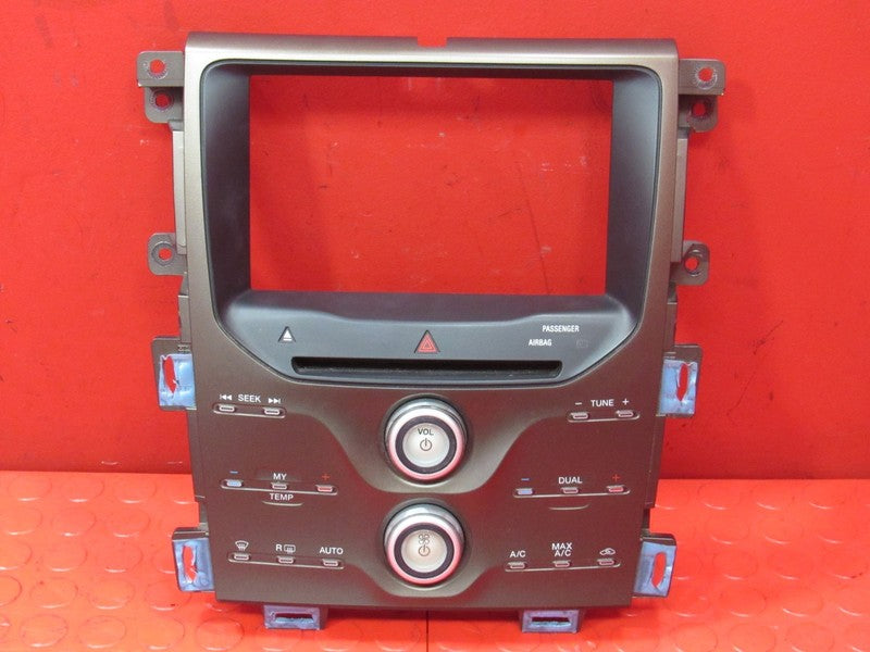 11-14 Ford Edge ATC Climate Heater Radio Control Panel Face BT4T-18A80