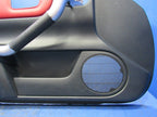 03-05 Toyota MR2 Spyder MRS Left LH Driver Interior Door Panel Red Lea
