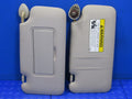15-20 Honda Fit Right Left Sun Visor Shade Gray Pair Set w/ Mirrors OE