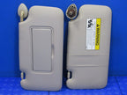 15-20 Honda Fit Right Left Sun Visor Shade Gray Pair Set w/ Mirrors OE