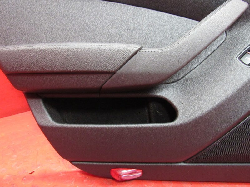 10-16 Porsche Panamera Rear Driver Left Interior Door Panel Bose Black