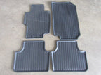 04-08 Acura TSX Original All-Season Black Rubber Floor Mats Set Liners