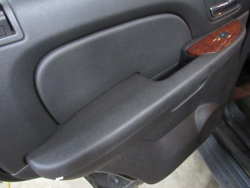 07-09 Yukon Tahoe Left LH Driver Side Rear Door Trim Panel Black