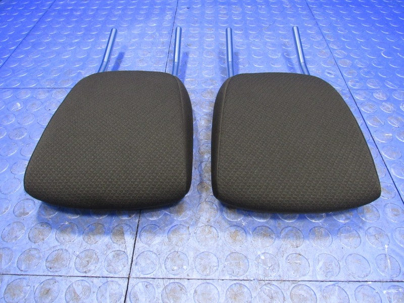 12-15 Scion iQ Cloth Back Rear Seat Headrests Head Rests Set Pair OEM 