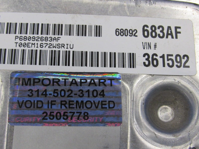 PROGRAMMED PLUG & PLAY 12 Dodge Journey 3.6L AT ECM 68092683AF 683 PRO