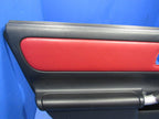 03-05 Toyota MR2 Spyder MRS Left LH Driver Interior Door Panel Red Lea