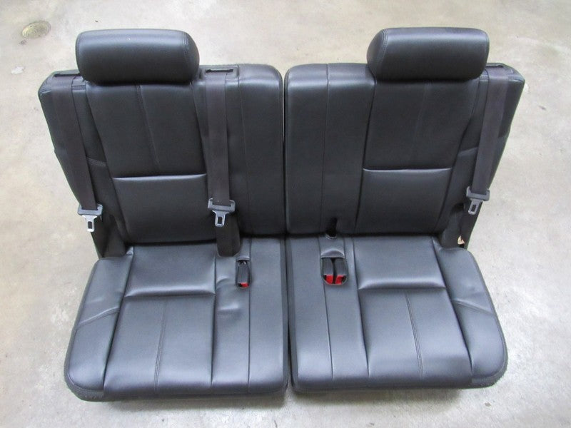 07-14 Tahoe Yukon Suburban Escalade Black Leather Third 3rd Row Seat 3