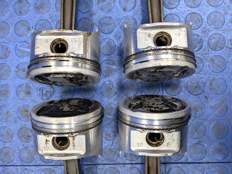 99-00 Mazda Miata MX-5 1.8L NB1 Complete Set of 4 Piston & Rods BP4W 5