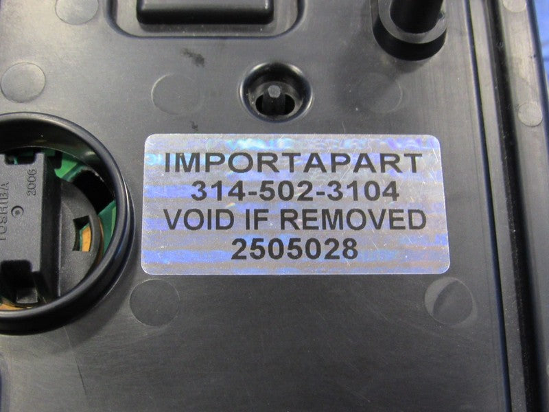 12-15 Lexus RX350 RX450h Overhead Console Dome Map Light Homelink Blac