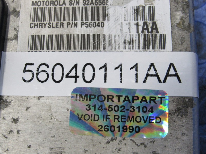 PROGRAMMED PLUG & PLAY 99 Dodge Ram 1500 5.2 AT 4X4 ECM 56040111AA 111
