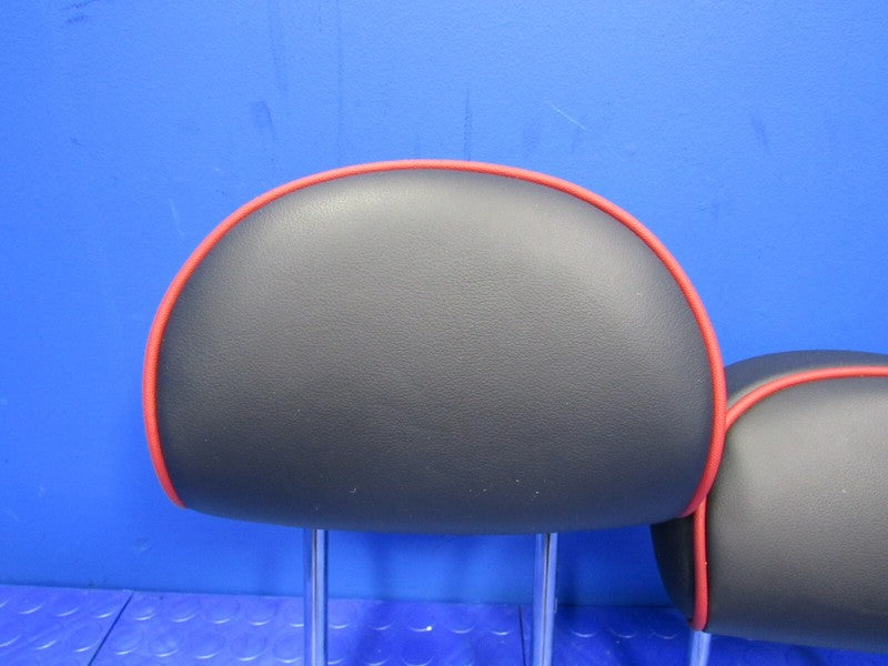 11-16 Mini Countryman Rear Seat Headrest Head Rest Set of 3 Black/Red 