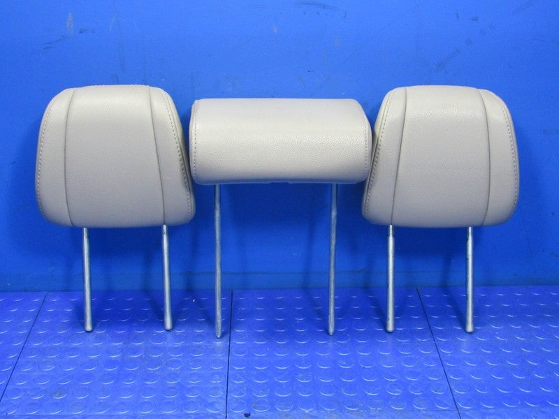12-15 Honda Pilot Middle Row Seat Headrests Head Rest SET Gray Leather