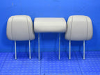 12-15 Honda Pilot Middle Row Seat Headrests Head Rest SET Gray Leather