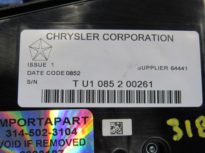 12-13 Chrysler 300 Charger V6 8-Speed Automatic Floor Shifter 68140727