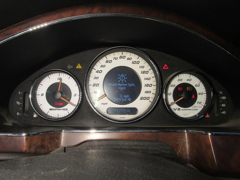 06 Mercedes Benz Instrument Cluster Speedometer Odometer 71205
