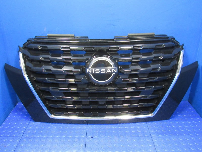 21-25 Nissan Kicks Front Upper Bumper Grille Grill W/Emblem W/ Radar O