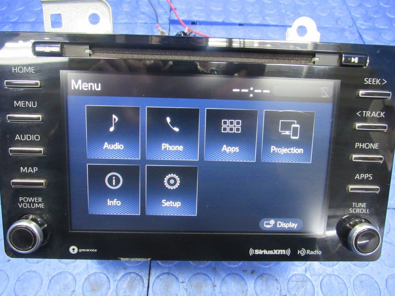 19-20 Toyota Sienna Gracenote XM HD Radio GPS Navigation Unit 86140-08