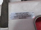 01-07 Toyota Sequoia Rear Hatch Lift Gate License Plate Trim Silver Me