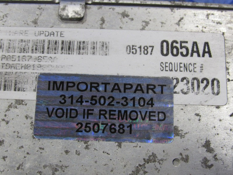 PLUG & PLAY 06 Charger Magnum 300 3.5L Engine Computer ECU 05187065 PR