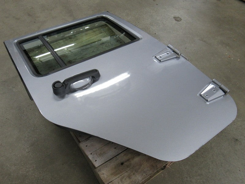11-17 Jeep Wrangler Unlimited JK Rear Right Passenger Door Bright Silv