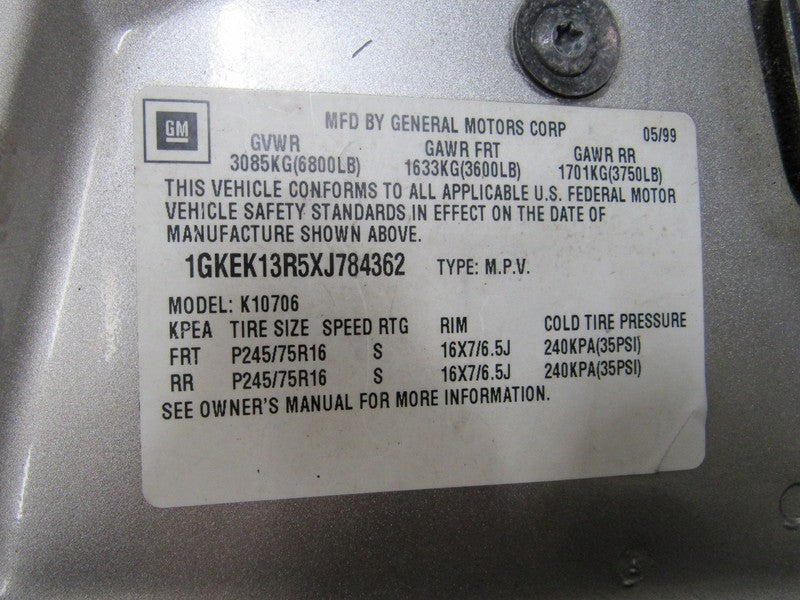 99-00 Silverado Tahoe Yukon 5.7 ECM ECU PCM Engine Computer P/N 162634
