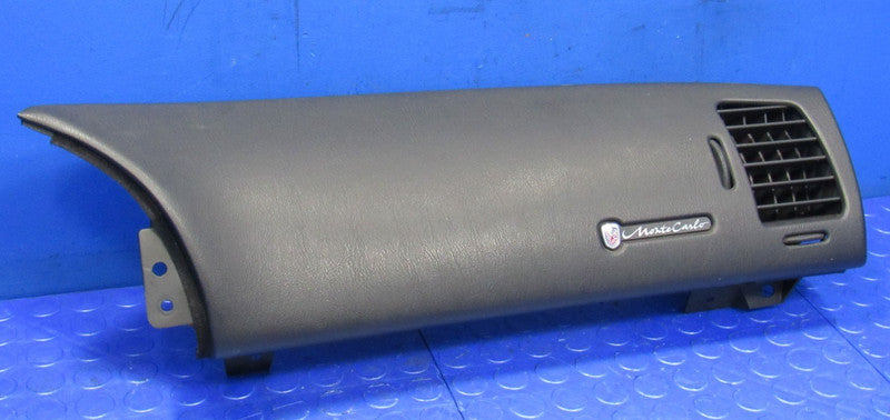 00-05 Monte Carlo Instrument Panel Passenger Dash Vent Trim Bezel Logo