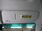 07-09 Lexus LS460 Right RH Passenger Side Gray Cloth Sunvisor Sun Viso