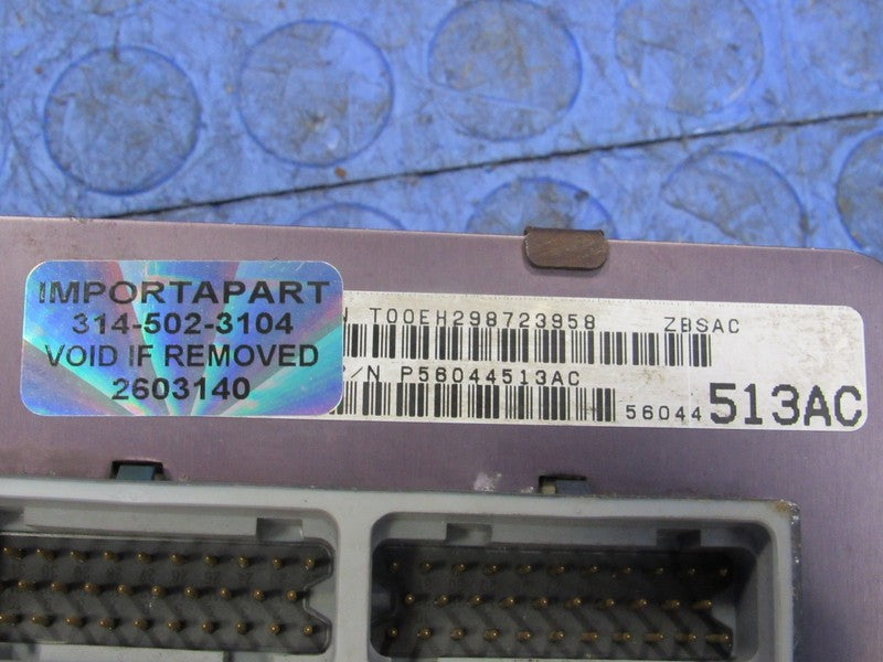 PROGRAMMED PLUG & PLAY 98 Grand Cherokee 4.0L AT ECM 56044513AC 513 PR