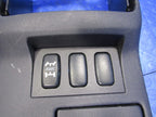 08-17 Mitsubishi Lancer Center Floor Console Suede Armrest Storage Bla