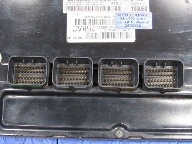 PROGRAMMED PLUG & PLAY 08 Grand Cherokee 5.7 ECM 05187311AF 311 PROG 3