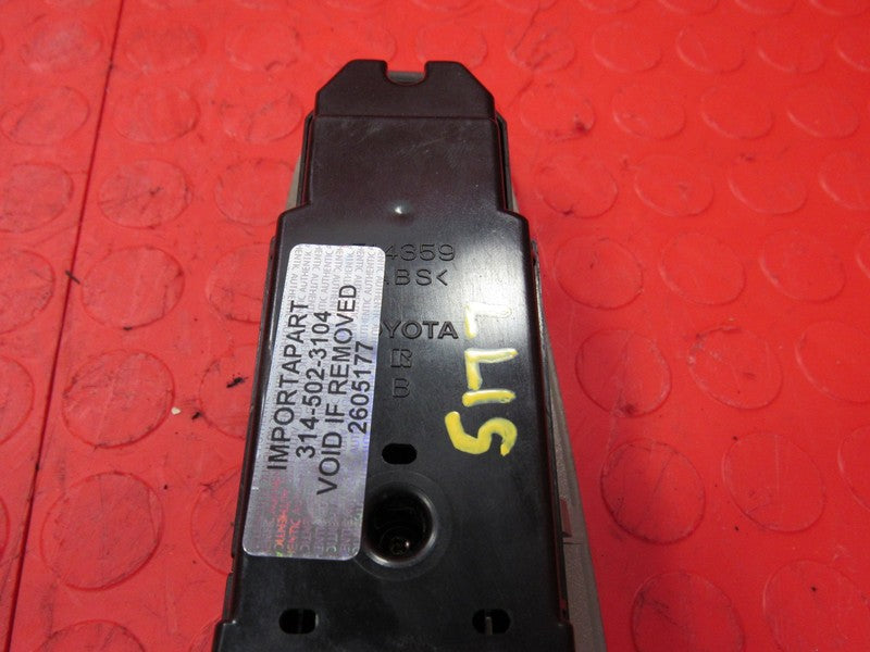 01-07 Toyota Sequoia Master Driver Dual Auto Power Window Lock Door Sw