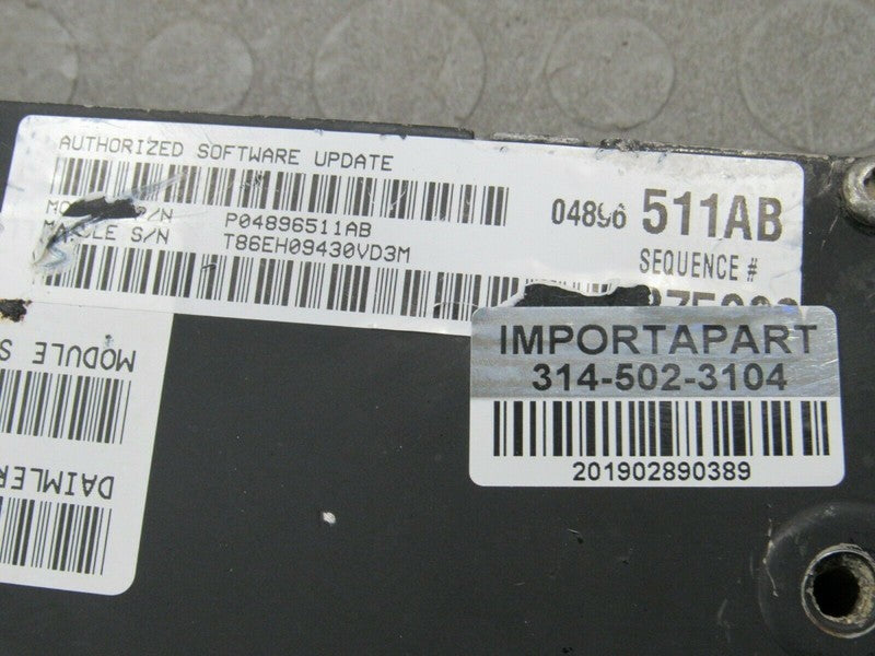 PLUG & PLAY 03-04 Concorde Intrepid 2.7L Engine Computer ECU 04896511 