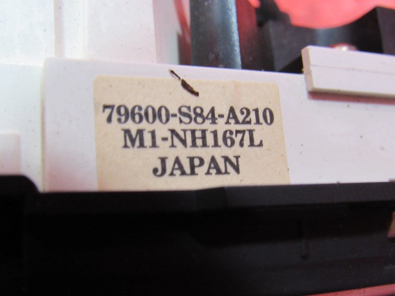 01-02 Honda Accord Manual AC HVAC Climate Heater Temperature Control P