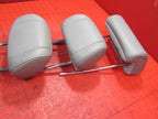 09-11 Honda Pilot Middle Row Seat Headrests Head Rest SET Gray Leather