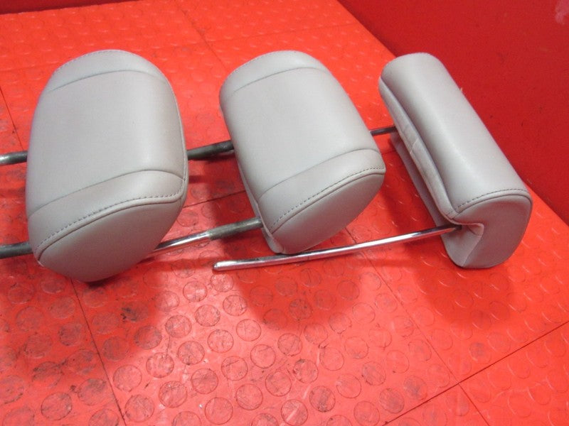 09-11 Honda Pilot Middle Row Seat Headrests Head Rest SET Gray Leather