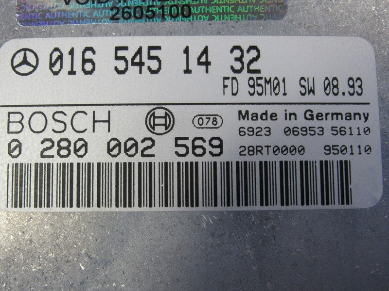 94-95 Mercedes SL500 E500 ECU ECM PCM Engine Computer 016 545 14 32 51