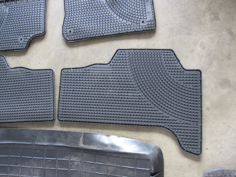 98-07 Lexus LX470 All Weather Floor Mats Cargo Mat Rubber Black SET 30