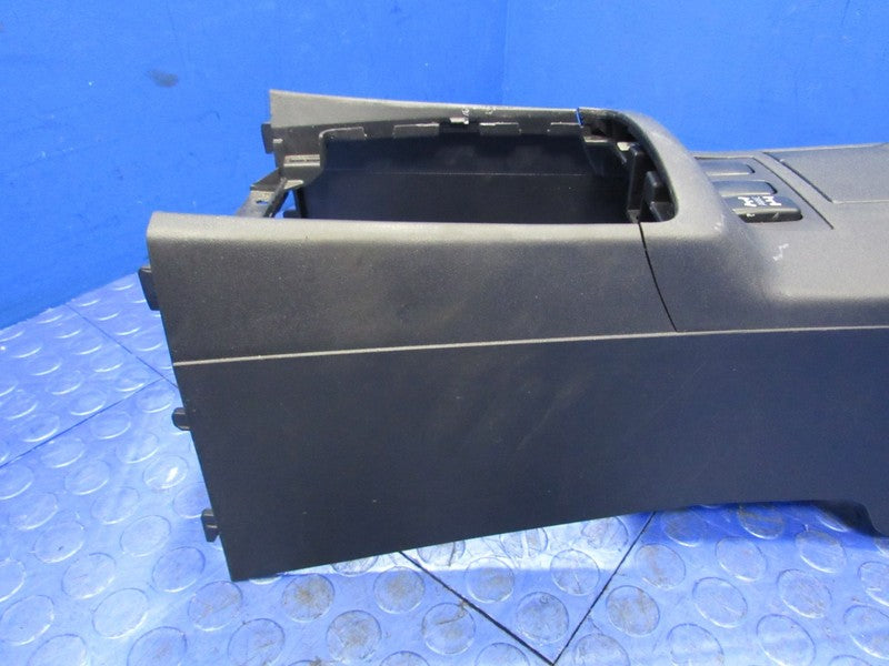08-17 Mitsubishi Lancer Center Floor Console Suede Armrest Storage Bla