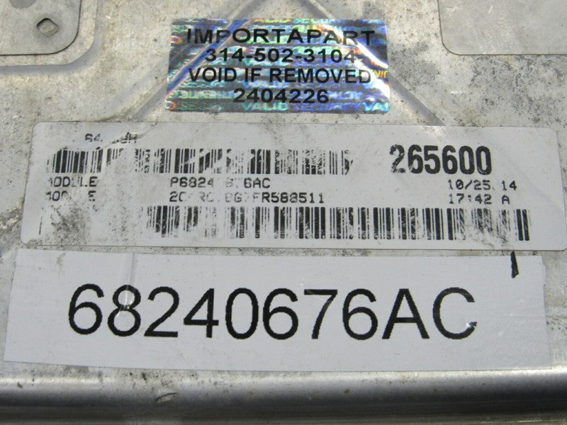 PROGRAMMED PLUG & PLAY 15 Caravan 3.6 ECU ECM Computer 676 68240676AC 
