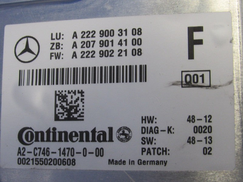 14-17 Mercedes-Benz S Class W222 Front Lane Keep Camera Control Module