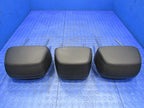11-18 Porsche Cayenne 958 Front & Rear Headrests W/ Crest Set of 5 Bla