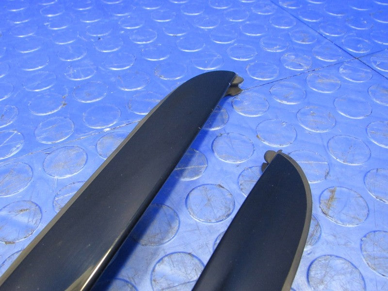 04-10 BMW X3 Jet Black Schwarz Windshield Molding Trim Set A-Pillar OE