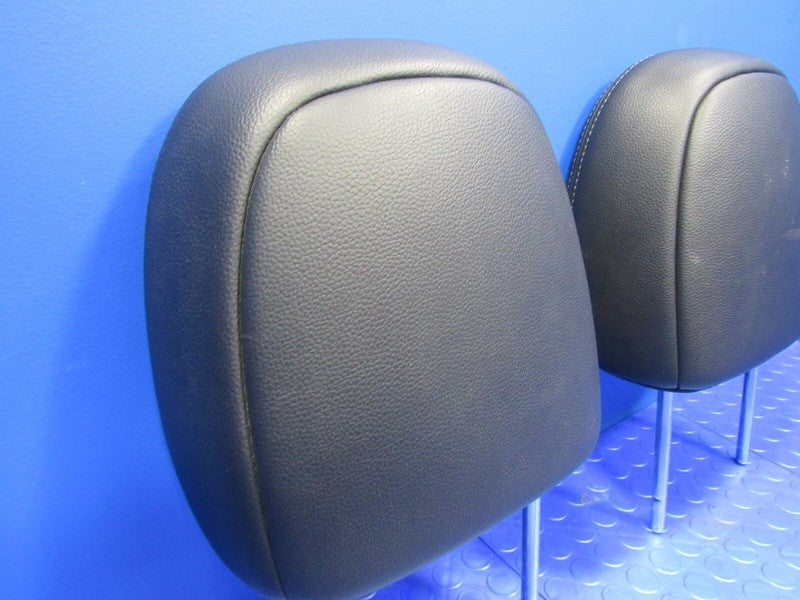 14-18 Mitsubishi Outlander Front Left Right Head Rests Leather Black S