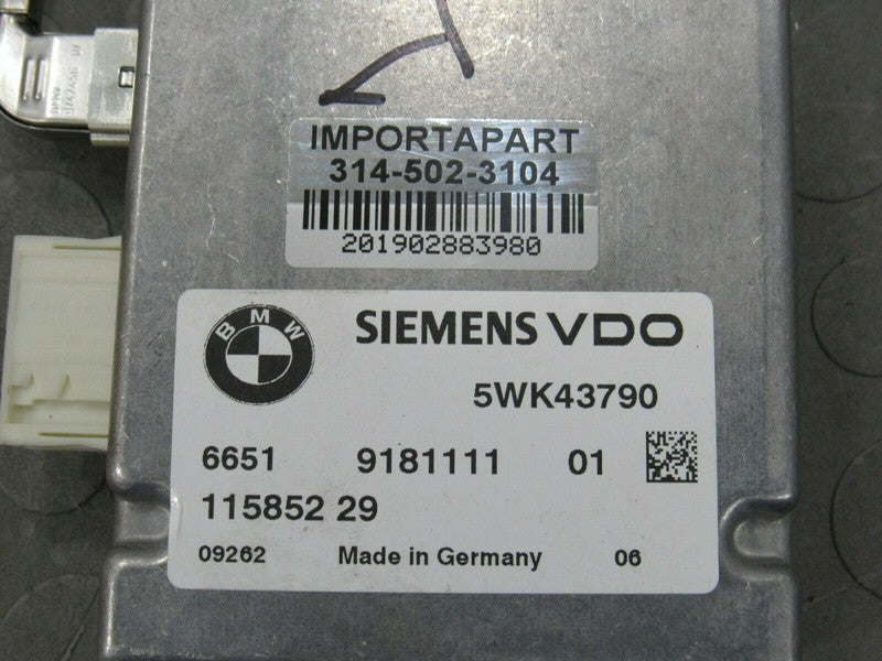 08-10 BMW 528i 535i 550i Lane Departure Camera W/ Control Module 91377